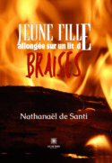 Jeune fille allongée sur un lit de braises